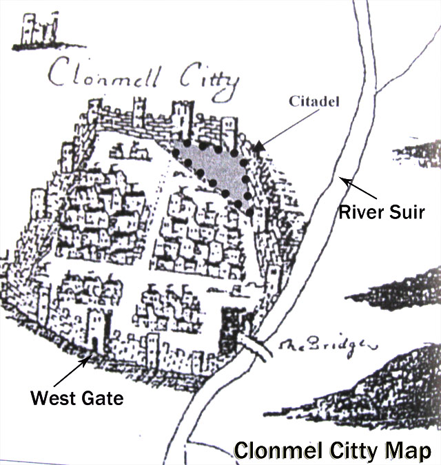 clonmel citty map