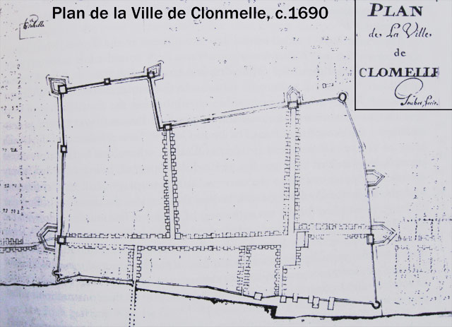 clonmel plan de ville map